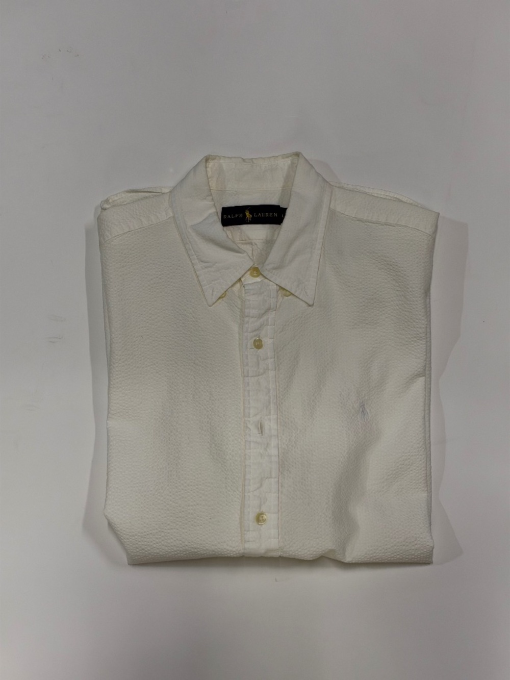 Ralph Lauren Short Sleeve White Button Up
